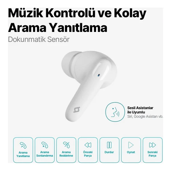 Ttec Airbeat Switch 2km152 TWS Kulak İçi Bluetooth Kulaklık - Görsel 2