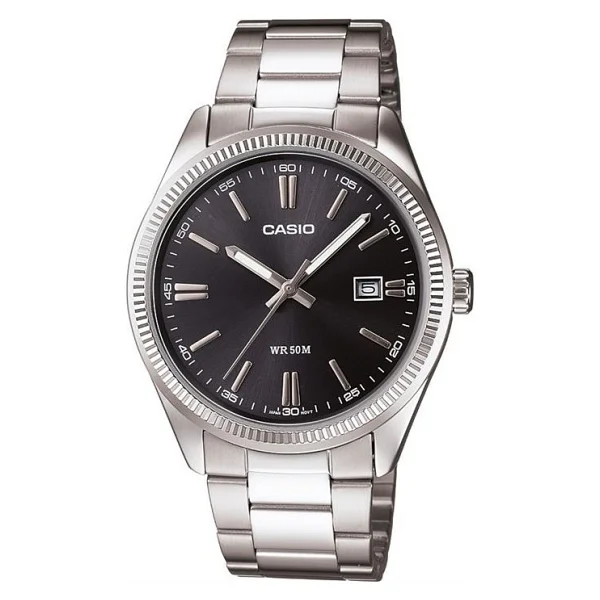 Casio Standart Mtp-1302d-1a1vdf Gümüş-Siyah Erkek Kol Saati - Görsel 7