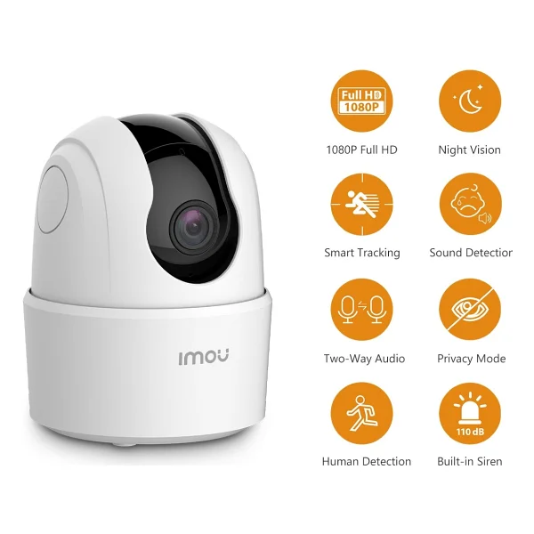 Imou Ranger 2C IPC-K2ECP-3H3W 3 MP Bebek Gece Görüşlü IP Wi-Fi Güvenlik Kamerası - Görsel 4