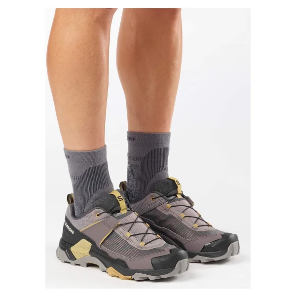 Salomon X Ultra 5 L49099100 Gri-Mor Erkek Outdoor Ayakkabı - Görsel 4