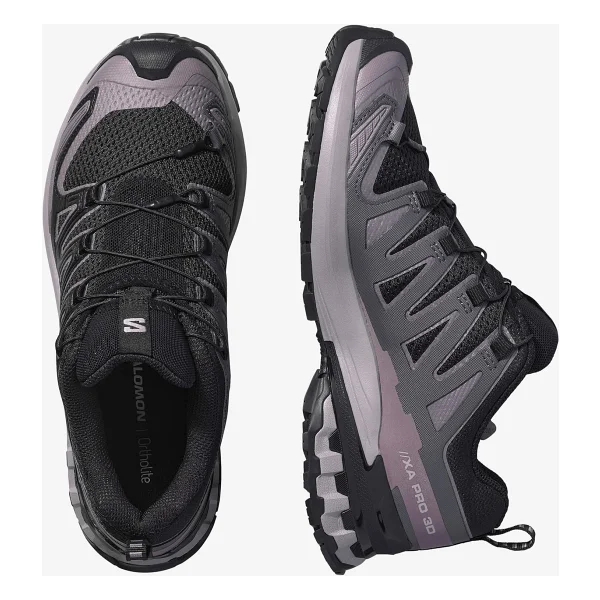 Salomon Xa Pro 3d V9 L47882900 Siyah-Mor Kadın Outdoor Ayakkabı - Görsel 4