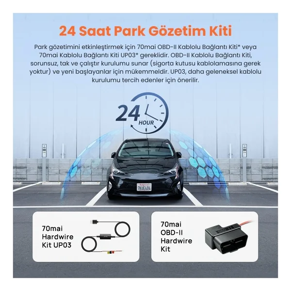 70mai M310 Plus 3k Ön Araç Kamerası - Görsel 6