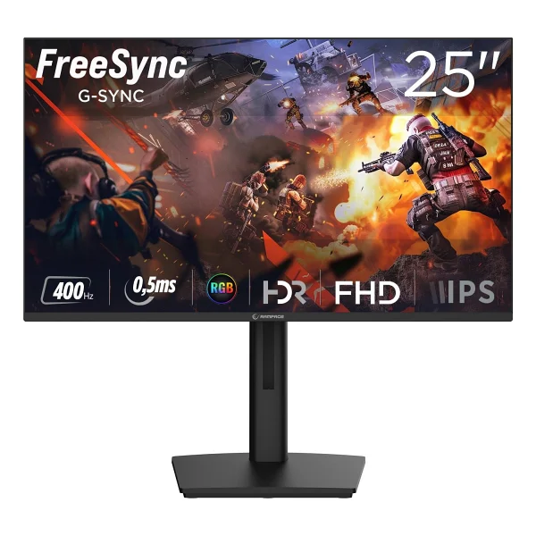Rampage Titan Tt25f400f 25" 0.5 Ms Full HD Ips 400 Hz Oyuncu Monitörü - Görsel 4