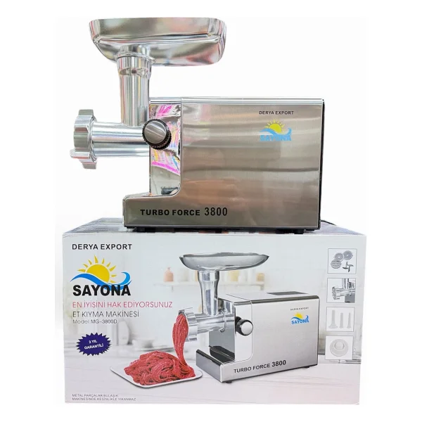 Sayona Turbo Force Mg-3800d 2500 W Kıyma Makinesi - Görsel 2