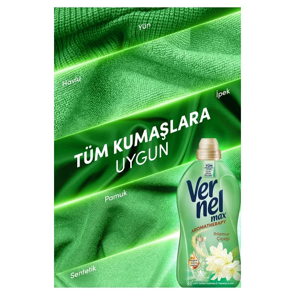 Vernel Max Ihlamur Çiçeği Yumuşatıcı 60 Yıkama 1.44 Lt - Görsel 5