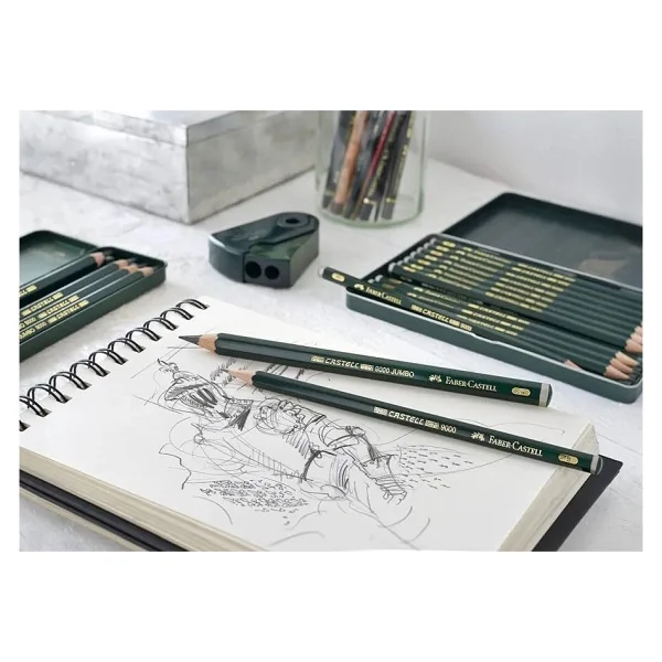 Faber-Castell 9000 Dereceli 6b Kurşun Kalem - Görsel 5