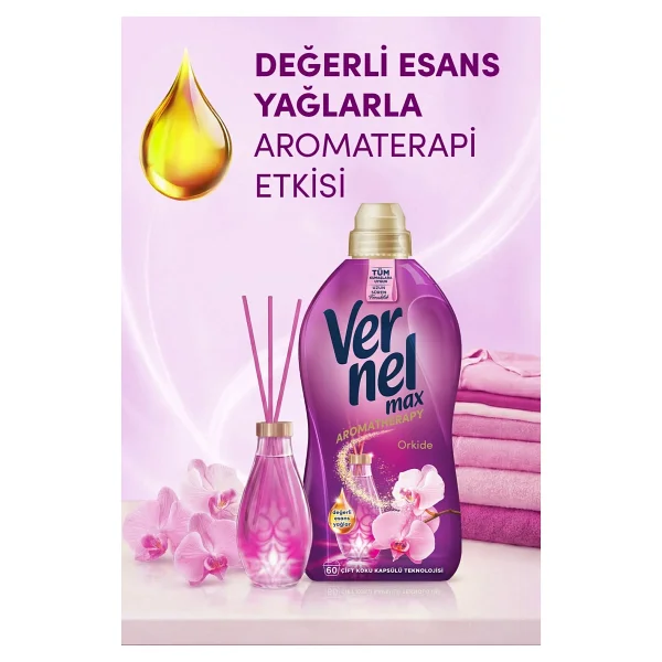 Vernel Max Orkide Yumuşatıcı 60 Yıkama 1.44 Lt - Görsel 7