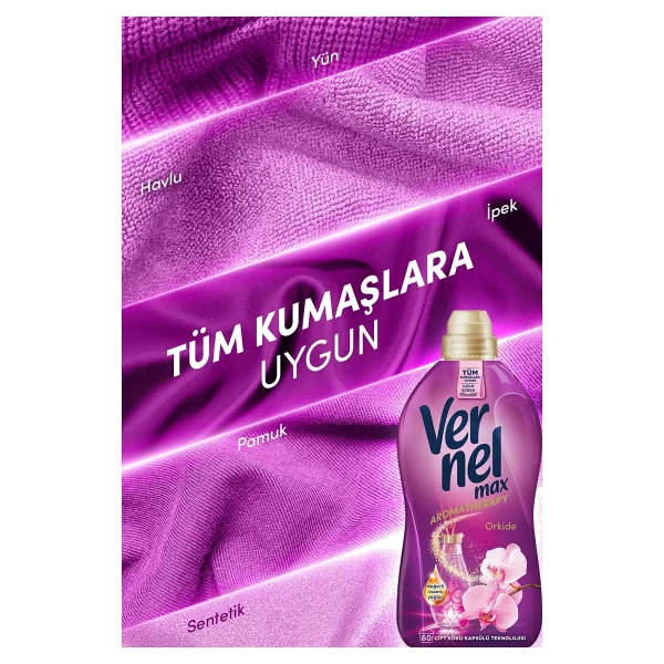 Vernel Max Orkide Yumuşatıcı 60 Yıkama 1.44 Lt - Görsel 6