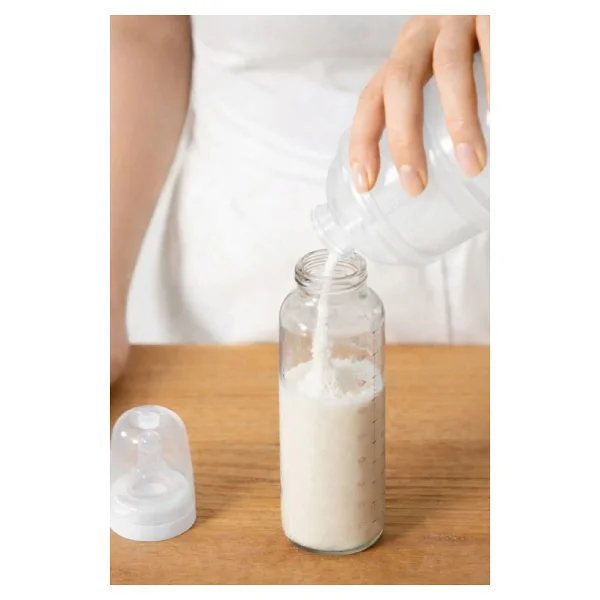 Babyjem Beyaz Katlı Toz Mama Kabı - Görsel 6