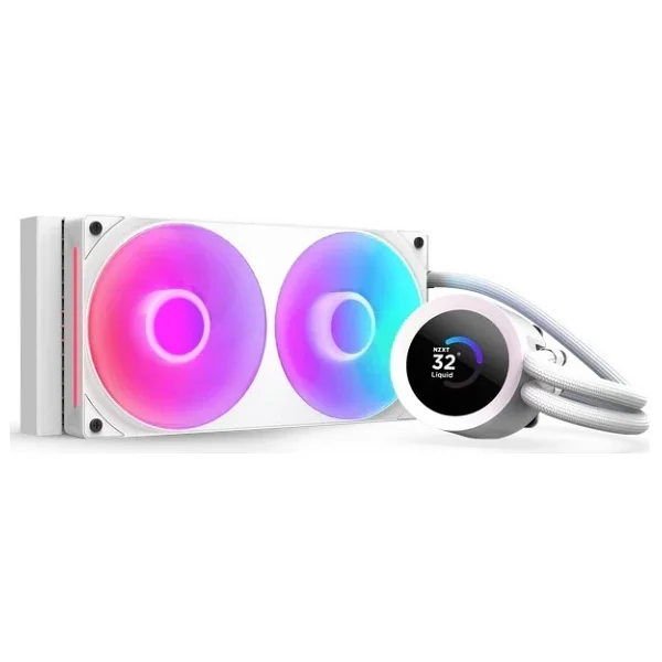 Nzxt Kraken Plus 240 RGB Rl-Kr240-W2 Beyaz İşlemci Sıvı Soğutucu - Görsel 2