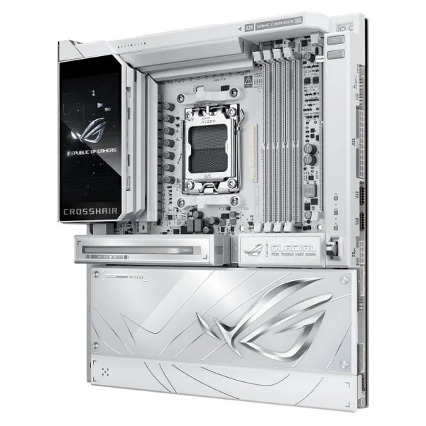 Asus Rog Crosshair X870e Glacial Wi-Fi AMD Am5 DDR5 E-Atx Anakart - Görsel 2