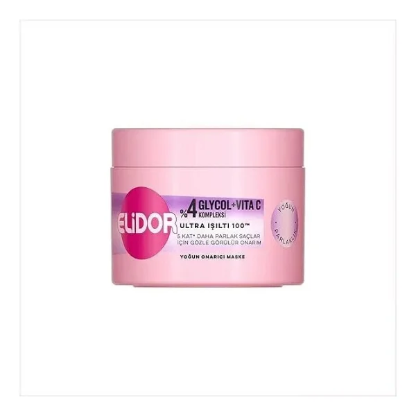 Elidor Brezilya Keratin Terapisi Yoğun Onarıcı Saç Maskesi 220 Ml Etkili Bakım Özelliği - Görsel 5