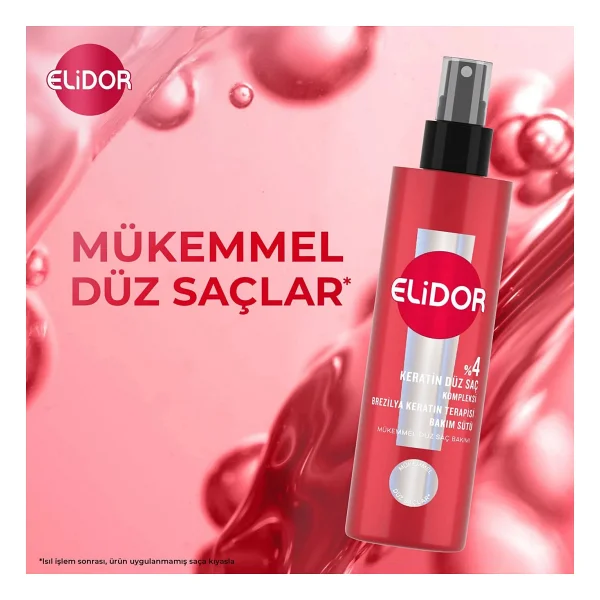 Elidor Brezilya Keratin Terapisi Yoğun Onarıcı Saç Maskesi 220 Ml Etkili Bakım Özelliği - Görsel 9