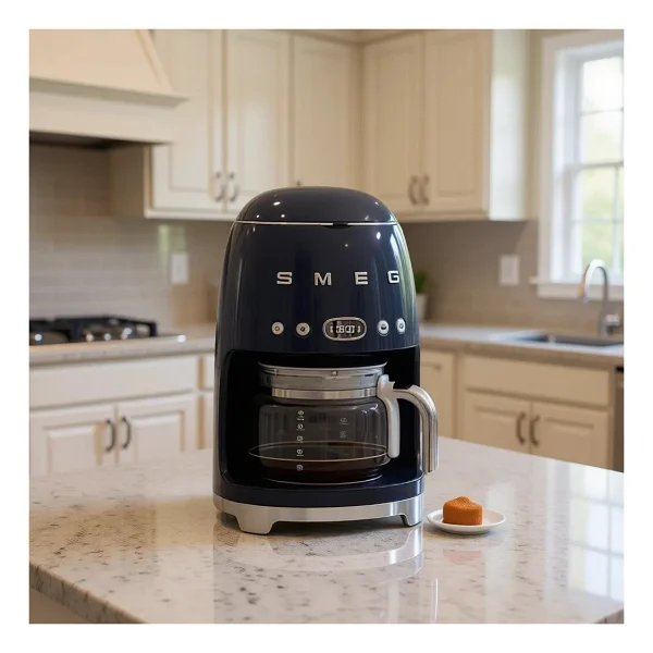 Smeg 50's Style Mavi Filtre Kahve Makinesi 1,4 Lt Kapasite Metal Malzeme İle Sıcak Tutma Fonksiyonu - Görsel 6