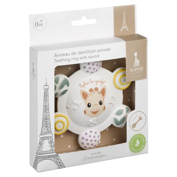 Sophie La Girafe Sonore Sesli Doğal Kauçuk Diş Kaşıyıcı - Görsel 3