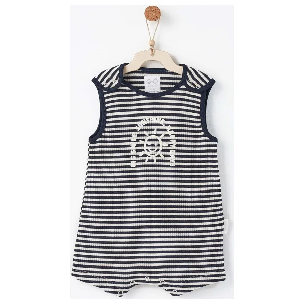 Andywawa Bamboo Striped Ac26670 Bebek Tulumu - Görsel 7