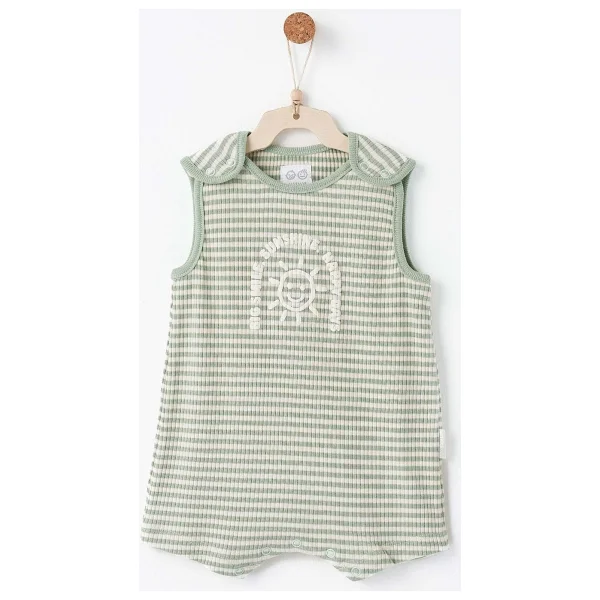 Andywawa Bamboo Striped Ac26670 Bebek Tulumu - Görsel 5