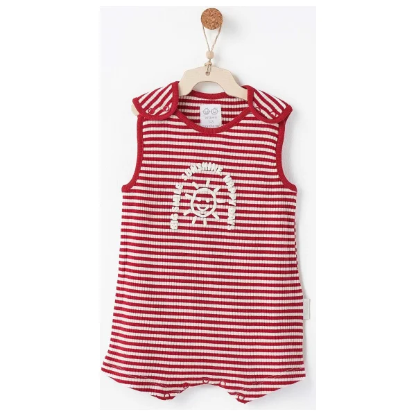 Andywawa Bamboo Striped Ac26670 Bebek Tulumu - Görsel 6