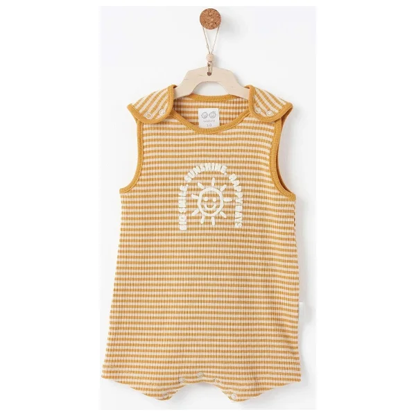 Andywawa Bamboo Striped Ac26670 Bebek Tulumu - Görsel 4