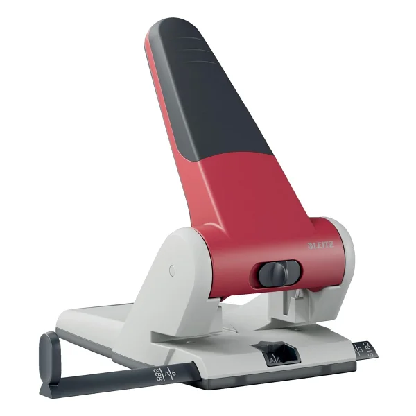Leitz 5180 65 Sayfa Kırmızı Arşiv Tipi Delgeç - Görsel 2