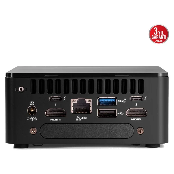 Asus Nuc 12 Pro Tall Nuc12wshı7 İ7-1260p Iris Xe Graphics Mini PC - Görsel 3