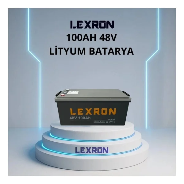 Lexron 100 Ah 48 V Lityum Akü - Görsel 2