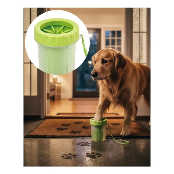 Teknodayım Orta Ve Büyük Irk Köpekler Için Pati Yıkama Kabı Pratik Hijyen Çözümü - Görsel 6