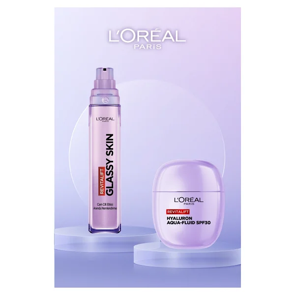 L'oreal Paris 2'li Glassy Girl Nemlendirici&Koruyucu İkili: Yüz Güneş Kremi&Nemlendirici Cam Cilt Etkili Yüz Kremi - Görsel 10