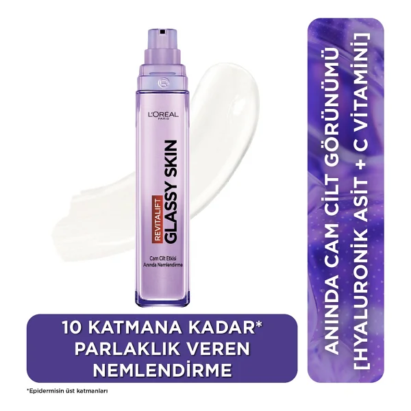 L'oreal Paris 2'li Glassy Girl Nemlendirici&Koruyucu İkili: Yüz Güneş Kremi&Nemlendirici Cam Cilt Etkili Yüz Kremi - Görsel 2