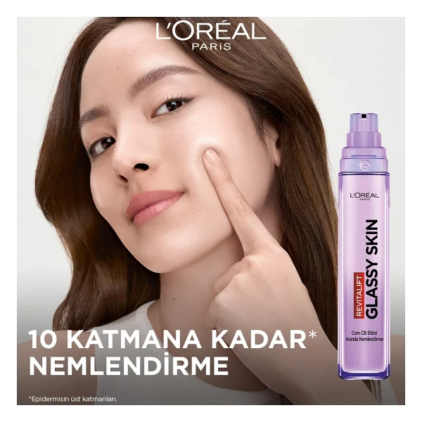 L'oreal Paris 2'li Glassy Girl Nemlendirici&Koruyucu İkili: Yüz Güneş Kremi&Nemlendirici Cam Cilt Etkili Yüz Kremi - Görsel 4