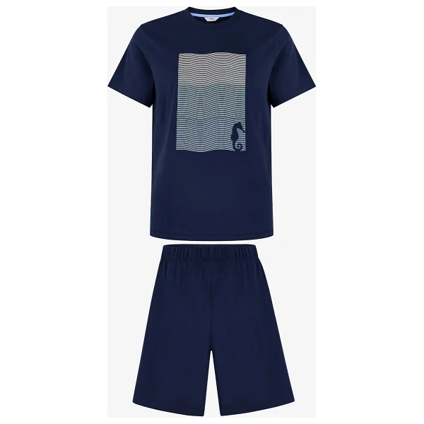 Penti Erkek Renkli Ocean Track Şortlu Pijama Takımı - Çok Renkli - S - Görsel 7