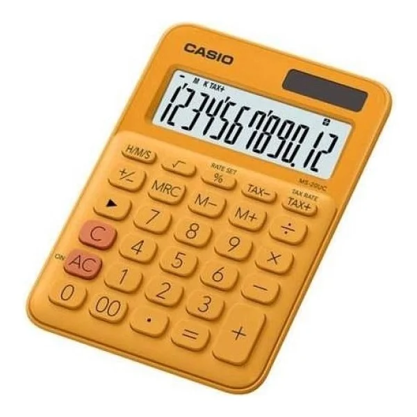 Casio Ms-20uc-Rg Turuncu Masaüstü Hesap Makinesi - Görsel 3