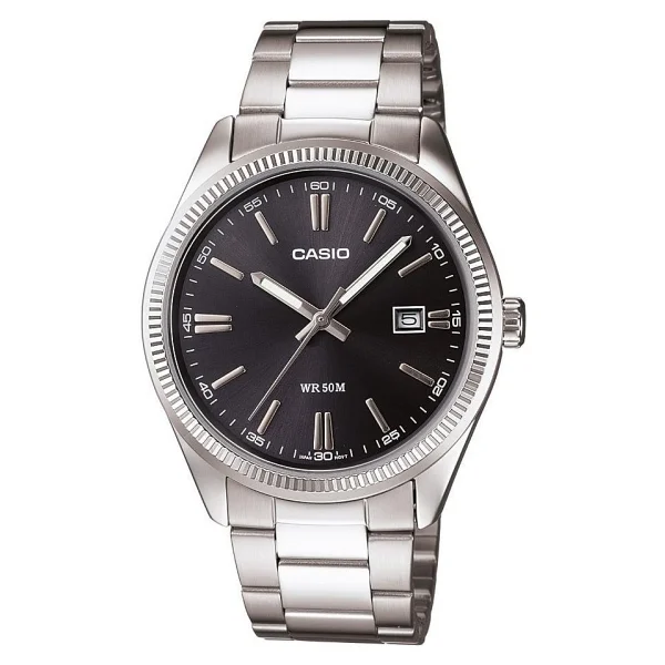 Casio Standart Mtp-1302d-1a1vdf Gümüş-Siyah Erkek Kol Saati - Görsel 2
