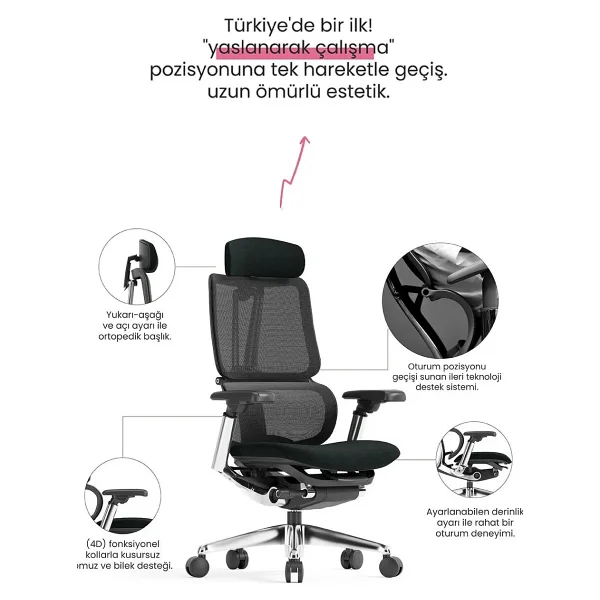 Seduna Fortuno Premium Yönetici Koltuğu - Görsel 3