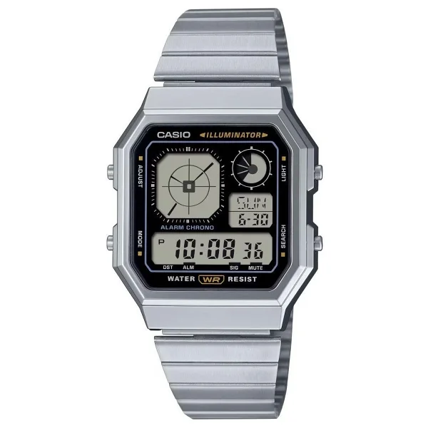 Casio Standart A130we-1adf Gri-Siyah Kol Saati - Görsel 4