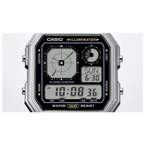 Casio Standart A130we-1adf Gri-Siyah Kol Saati - Görsel 5