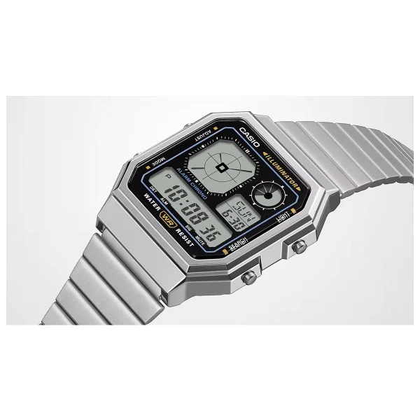 Casio Standart A130we-1adf Gri-Siyah Kol Saati - Görsel 6
