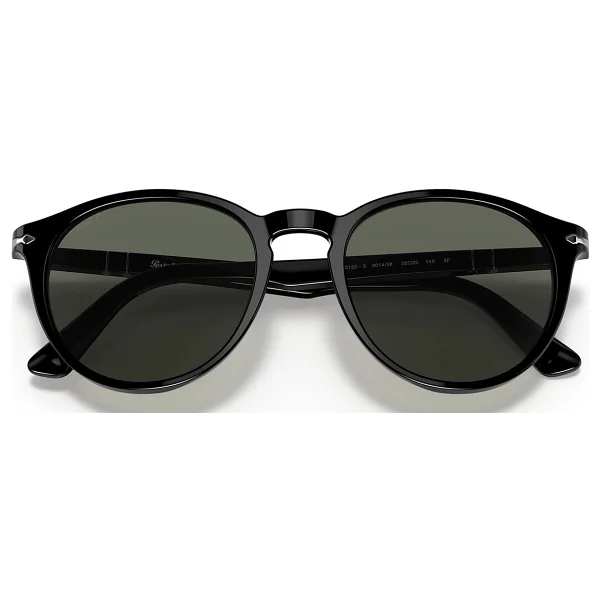 Persol Po3152s 901458 Black-Green Polarize Erkek Güneş Gözlüğü - Görsel 3