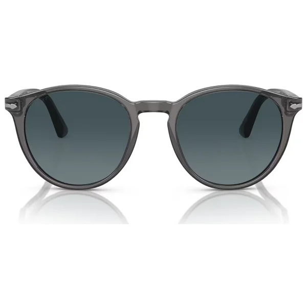 Persol Po3152s 1196s3 Transparent Grey-Dark Blue Polarize Erkek Güneş Gözlüğü - Görsel 7