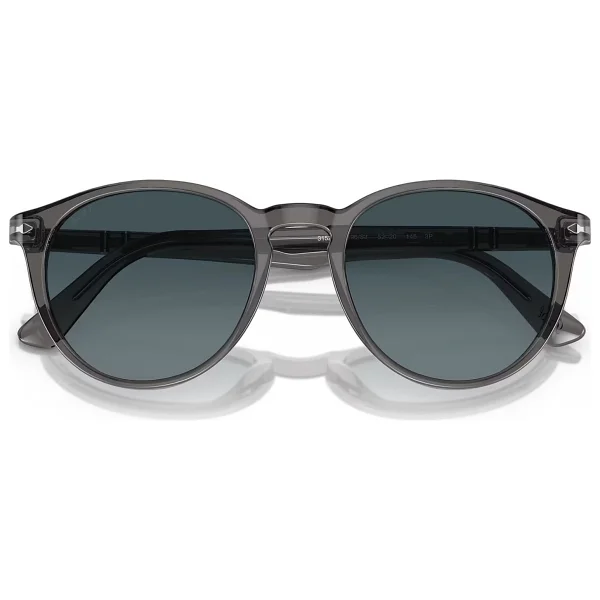Persol Po3152s 1196s3 Transparent Grey-Dark Blue Polarize Erkek Güneş Gözlüğü - Görsel 9