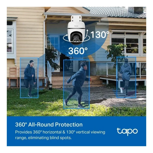 Tp-Link Tapo Tc41 Speed Dome 2k 360 Derece Gece Görüşlü Ip Wi-Fi Güvenlik Kamerası - Görsel 9
