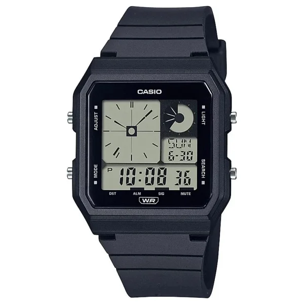Casio Standart W-218hc-8avdf Silikon Kordon Krem Erkek Kol Saati - Görsel 6