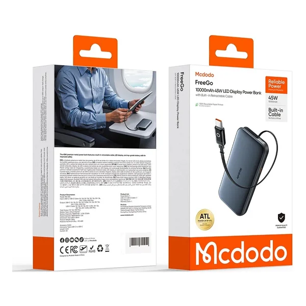 Mcdodo Mc-5920 10000 mAh Hızlı Şarj Powerbank - Görsel 10