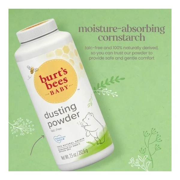 Burt's Bees Natural Bebek Pudrası 213 Gr - Görsel 2