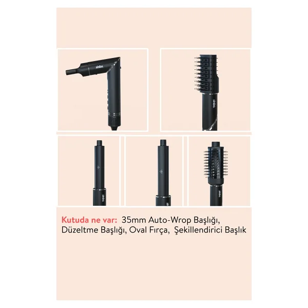 Sinbo Shd-1720 5in1 Saç Şekillendirme Seti - Görsel 4