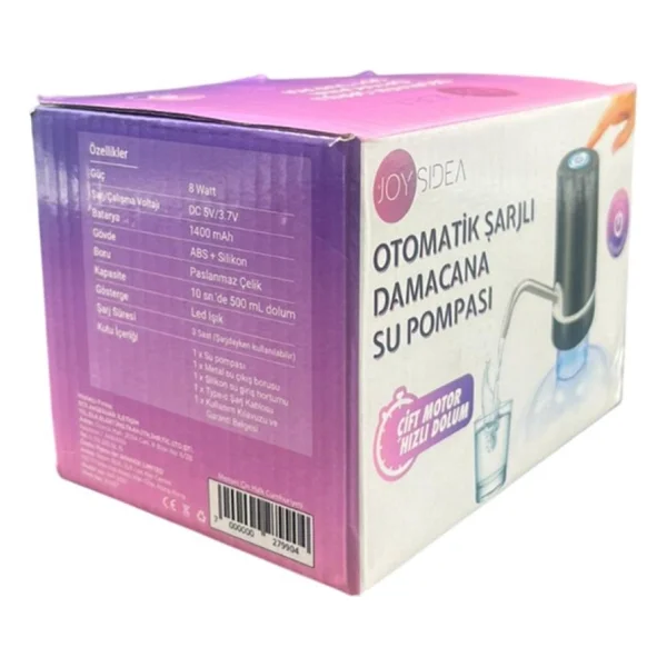 Joysidea Wp-200 Çift Motorlu Şarjlı Damacana Pompası - Görsel 9