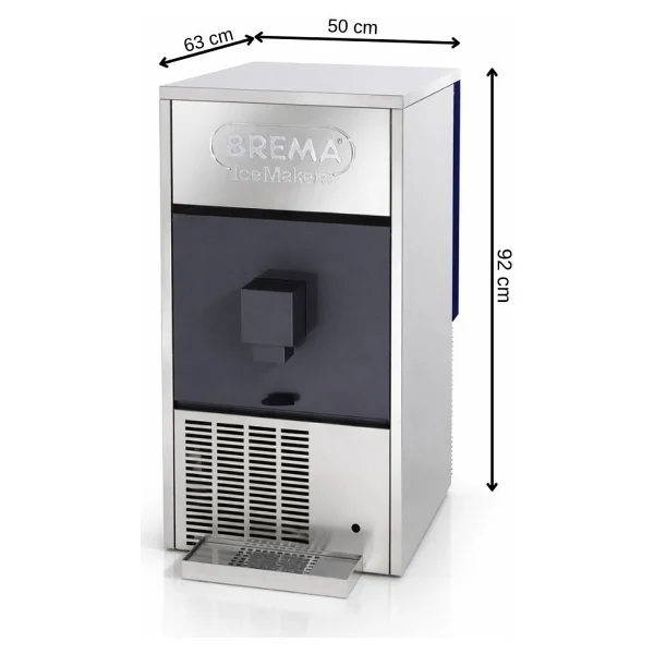 Brema Dss 42 A - 48 Kg/Gün Küp Buz Makinesi Dispenseri - Görsel 3