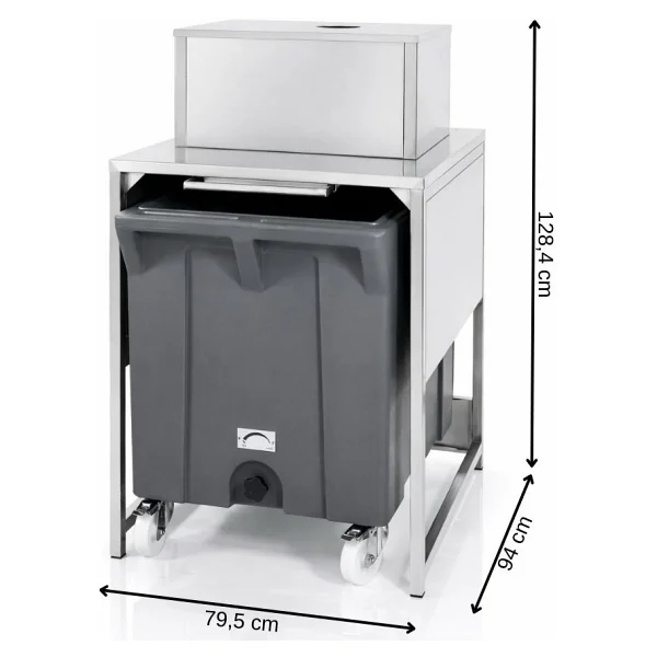 Brema RB 100 108 kg Kapasiteli Buz Haznesi - Görsel 3