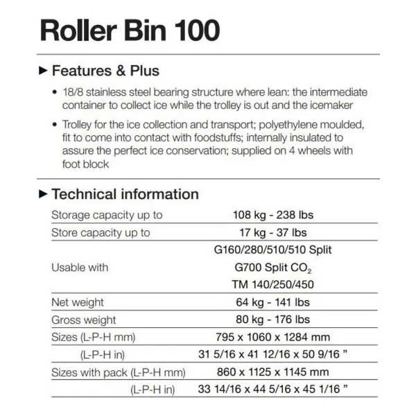 Brema RB 100 108 kg Kapasiteli Buz Haznesi - Görsel 5