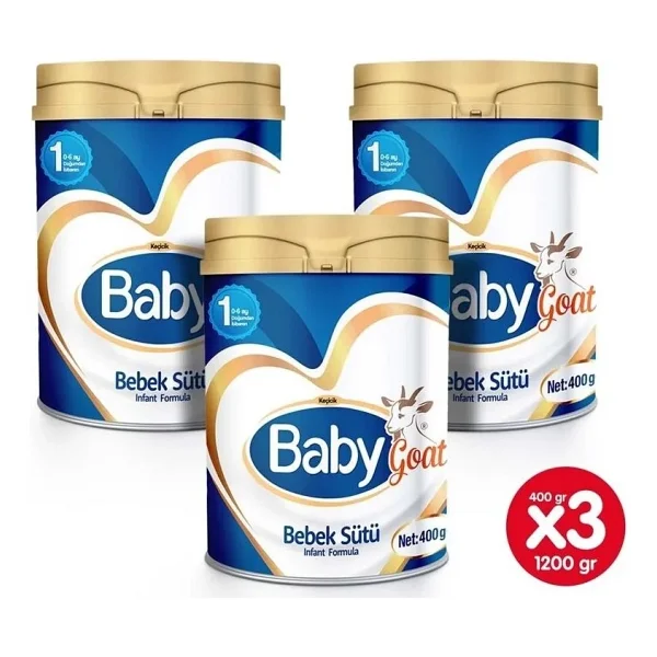 Baby Goat 1 Keçi Sütü 400 Gr 3 Adet - Görsel 3